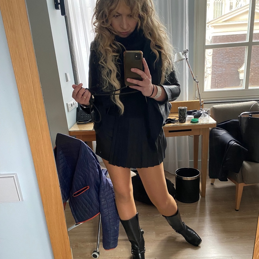 Maje pleated skort skirt/short